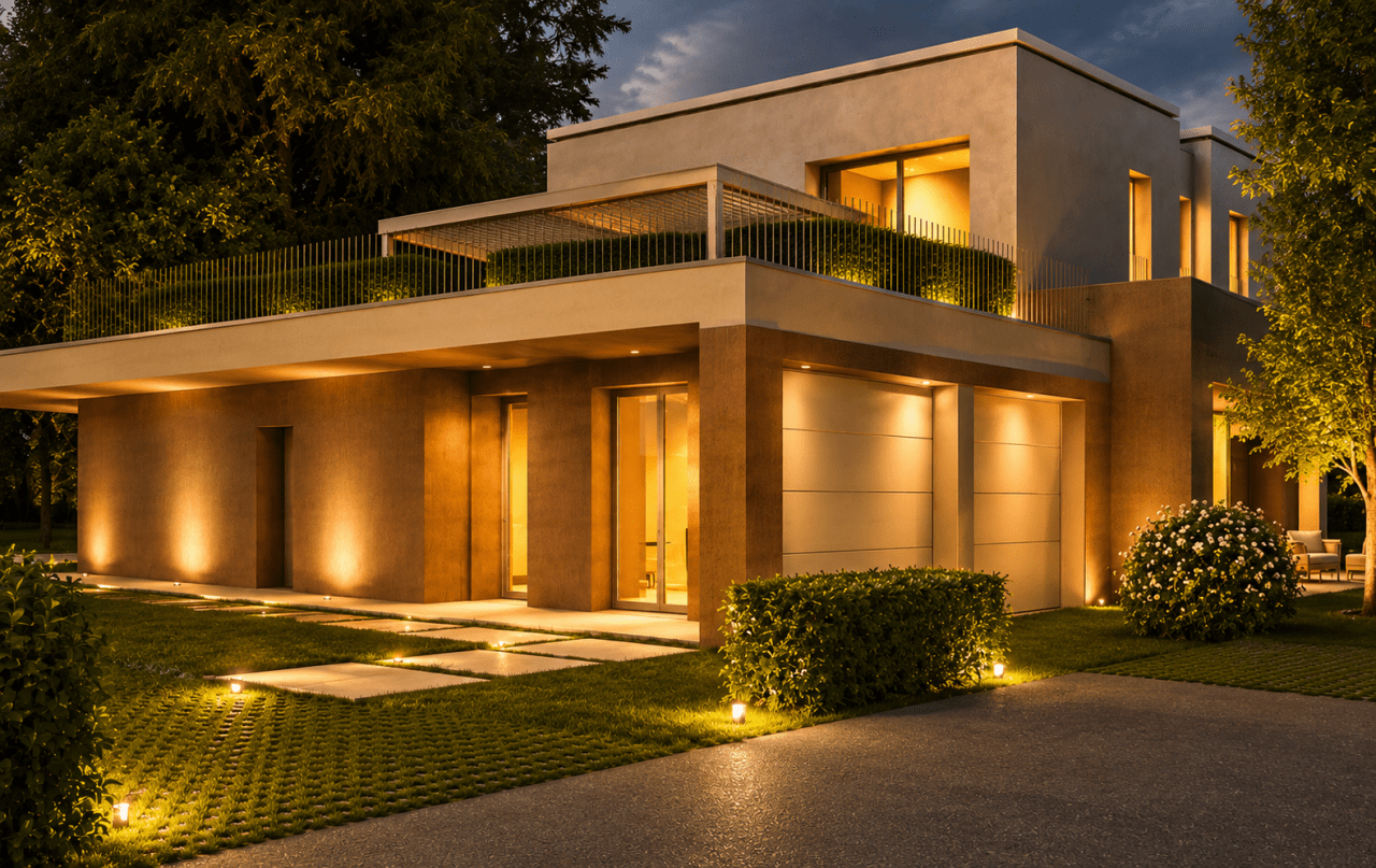 PARCO FIERA Splendida nuova bifamiliare con giardino GT663A