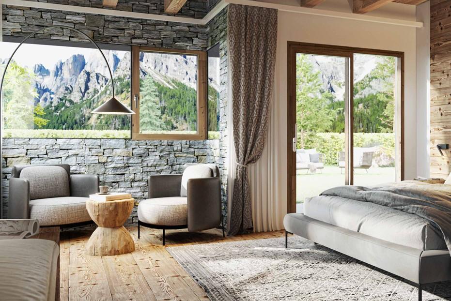 SAN MARTINO DI CASTROZZA Esclusivo tricamere con giardino GM650A1